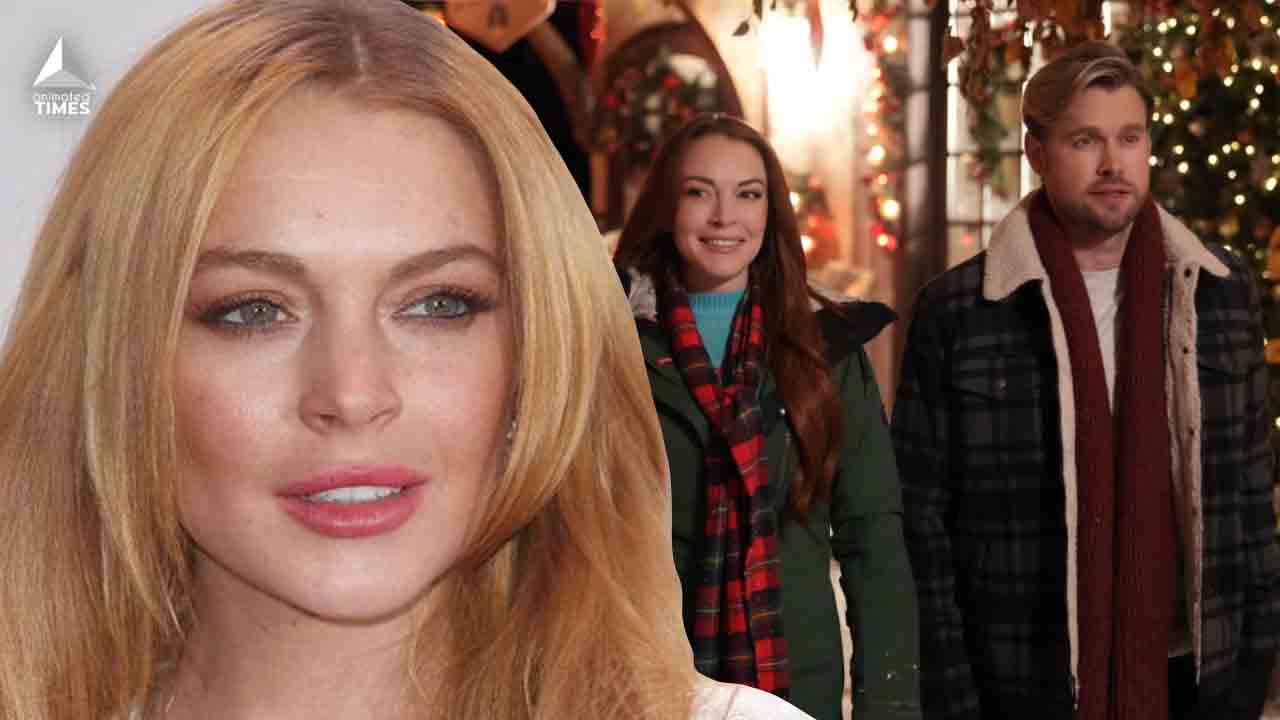 Lindsay Lohan Returns In The First Look At Netflixs Christmas Rom Com