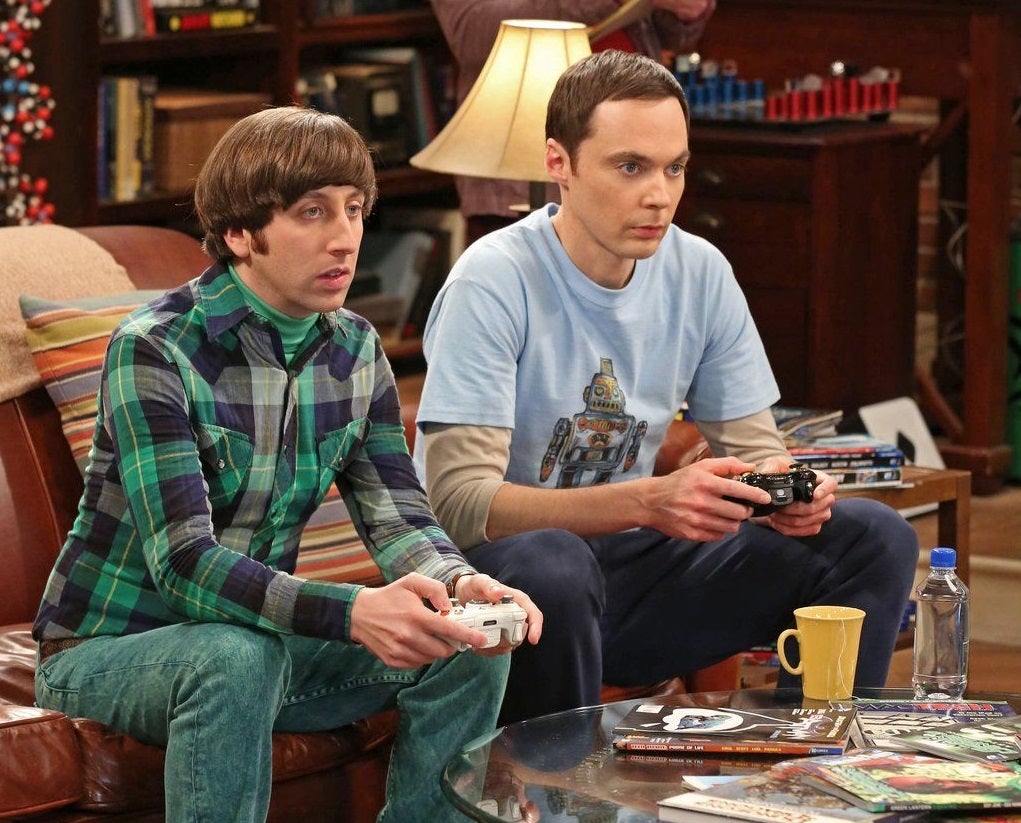 Simon Helberg and Jim Parsons in Big Bang Theory