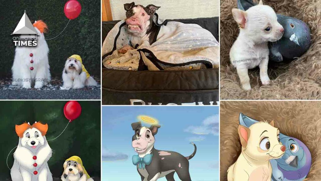 People Send Pics Of Their Pets To This Artist, & She Turns Them Into Disney Characters