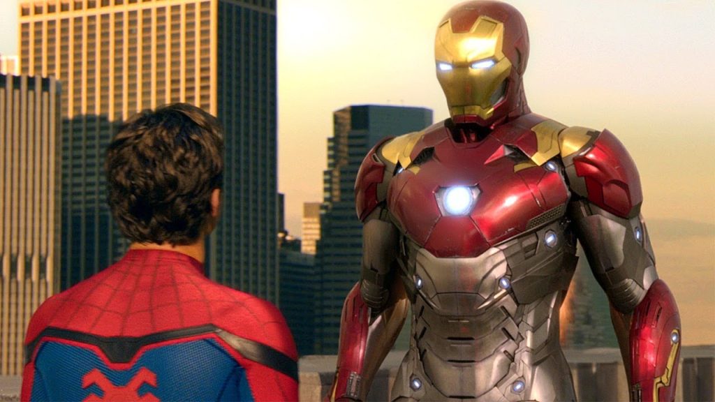 Iron Man and Spider-Man in No Way Home