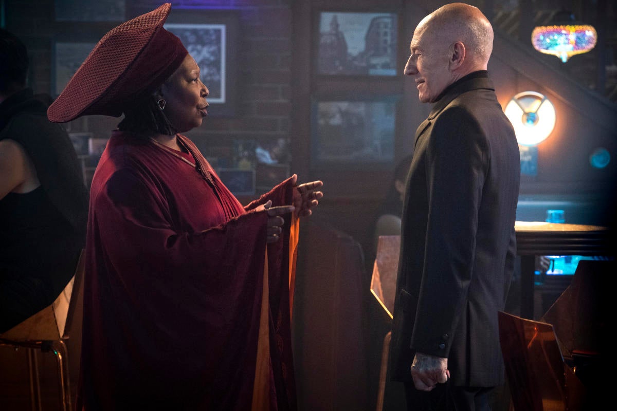 Sir Patrick Stewart as Jean-Luc Picard in Star Trek 