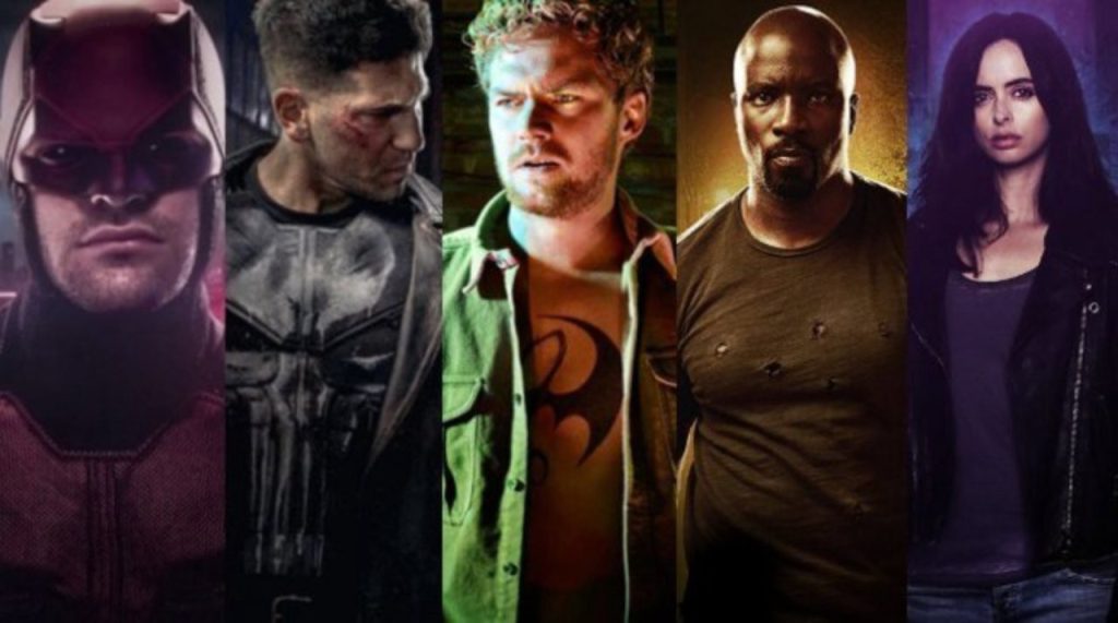 Netflix's gallery of Marvel heroes