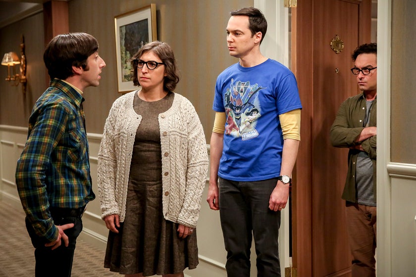 Amy And The Guys In The Big Bang Theory