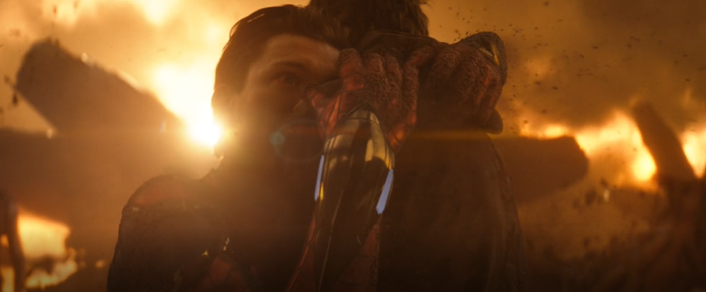 Peter's death in Infinity War