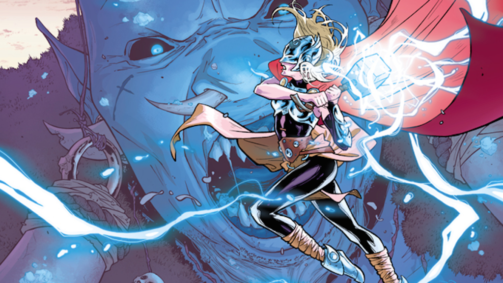 Thor facing Gorr in comics