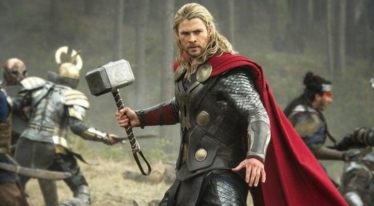 Thor Wielding Mjolnir