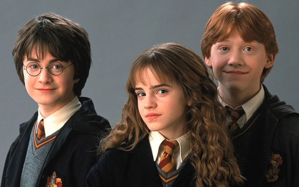 Daniel. Rupert and Emma Watson 