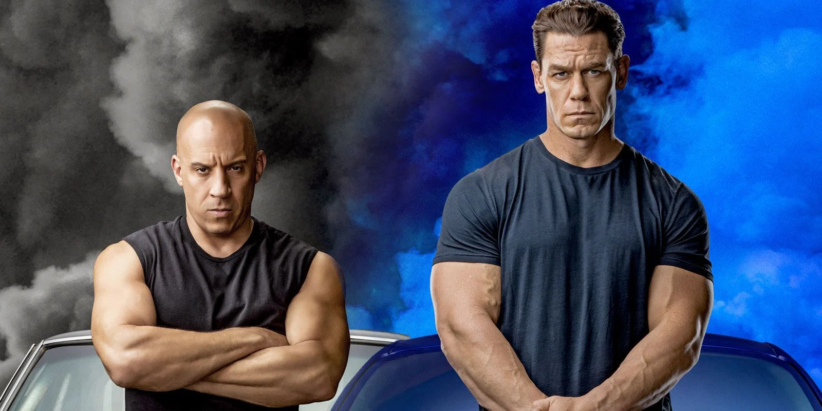John Cena and Vin Diesel in F9