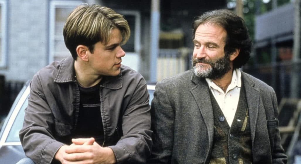 Robin Williams and Matt Damon from Good Will Hunting