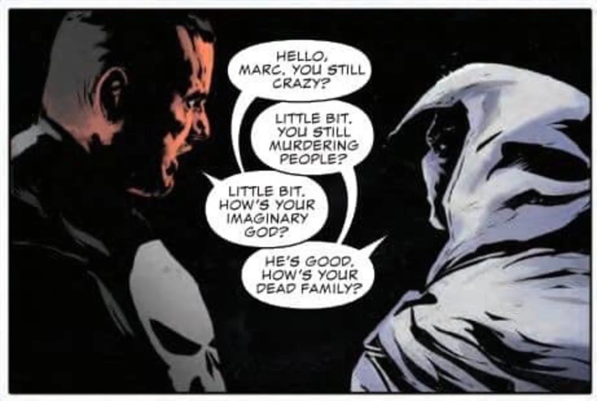 The Punisher and Moon Knight in Marvel Comics