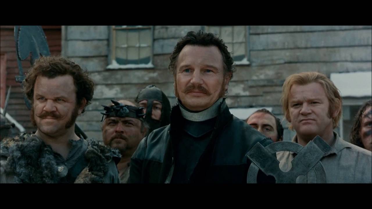 Liam Neeson in Gangs of New York