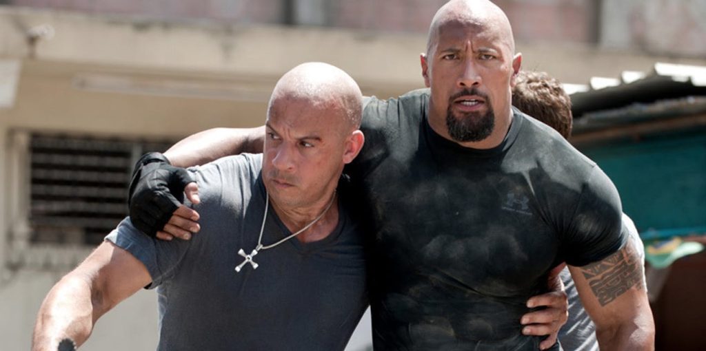 Vin Diesel and Dwayne Johnson