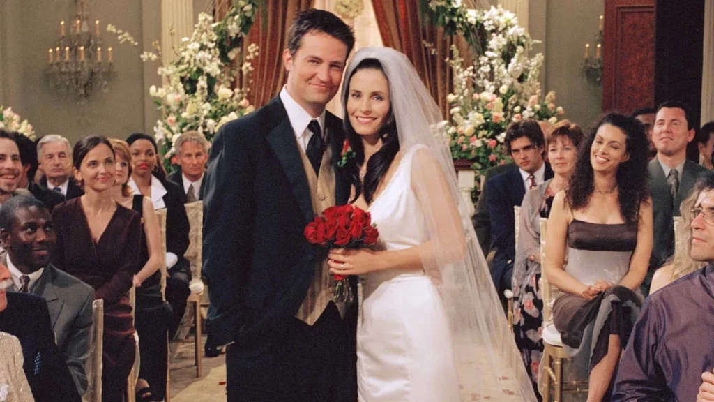 Chandler and Monica's wedding