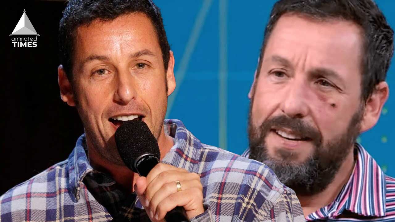 Hustle Star Adam Sandler Appears In TV Event With Black Eye Claims Flying Phone Hit Him