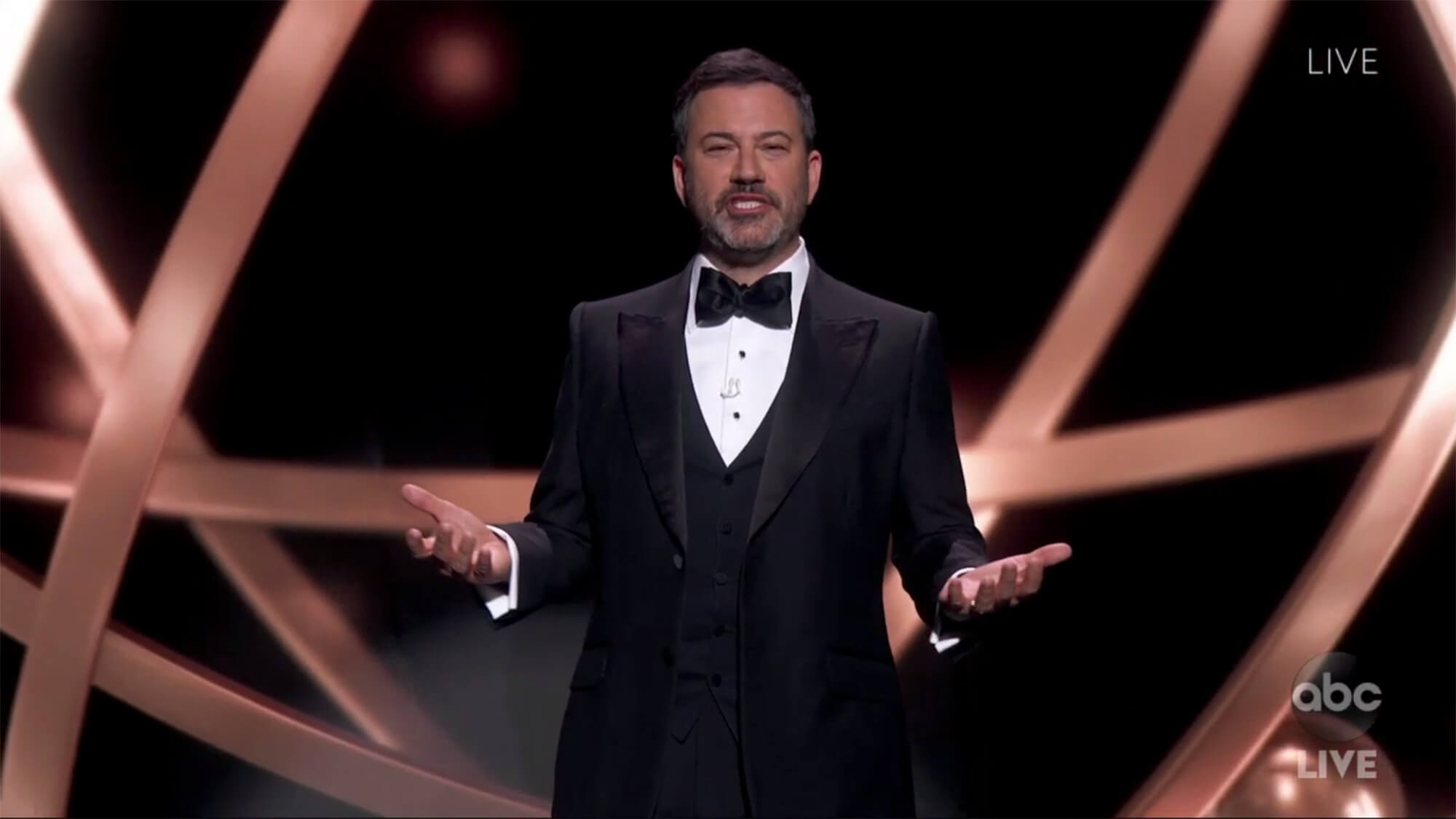 Jimmy Kimmel hosting the Emmys in 2020