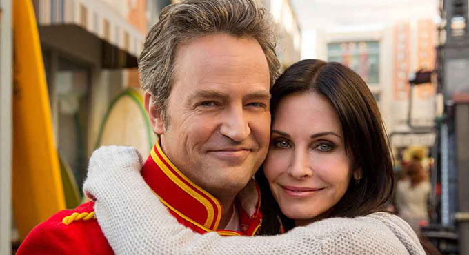 Matthew Perry and Courteney Cox