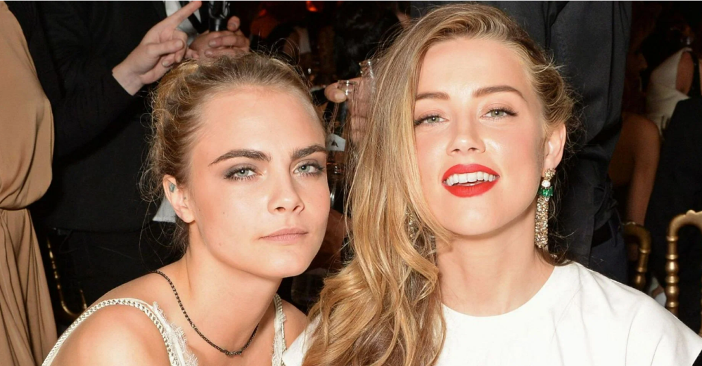 Cara Delevingne and Amber Heard