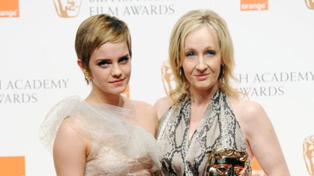 Emma Watson and J.K. Rowling