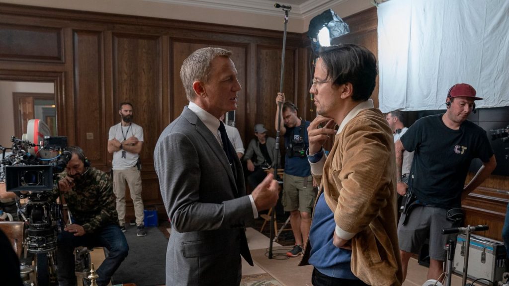 Cary Fukanaga with Daniel Craig