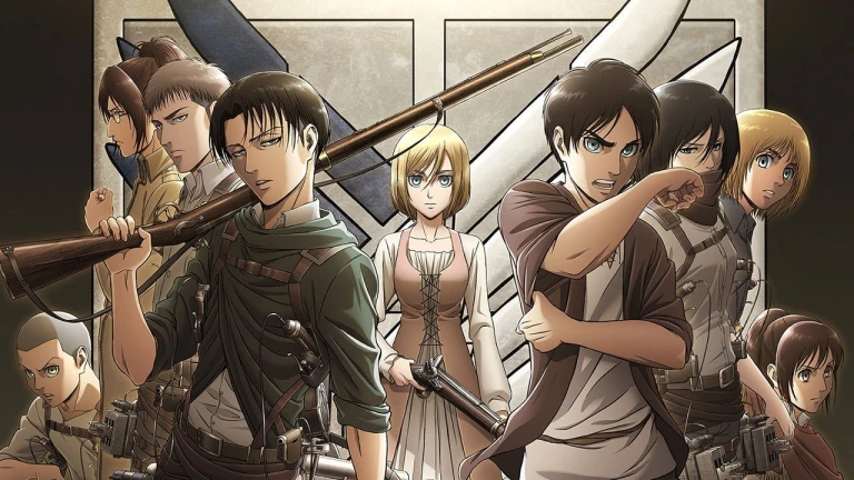 A poster of Attack on Titan