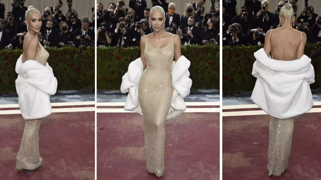 kim kardashian, marilyn monroe, met gala 2022