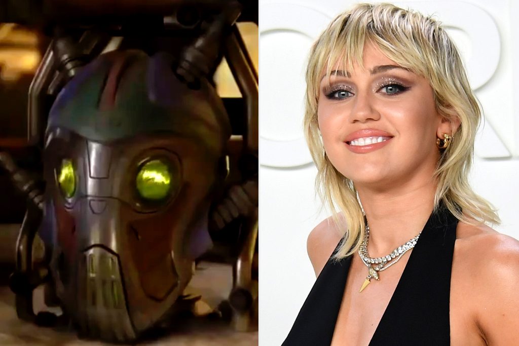 Miley Cyrus in Guardians of the Galaxy Vol. 2