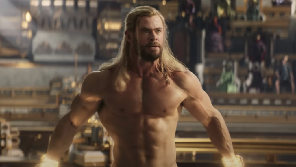 Chris Hemsworth in Thor Love and Thunder