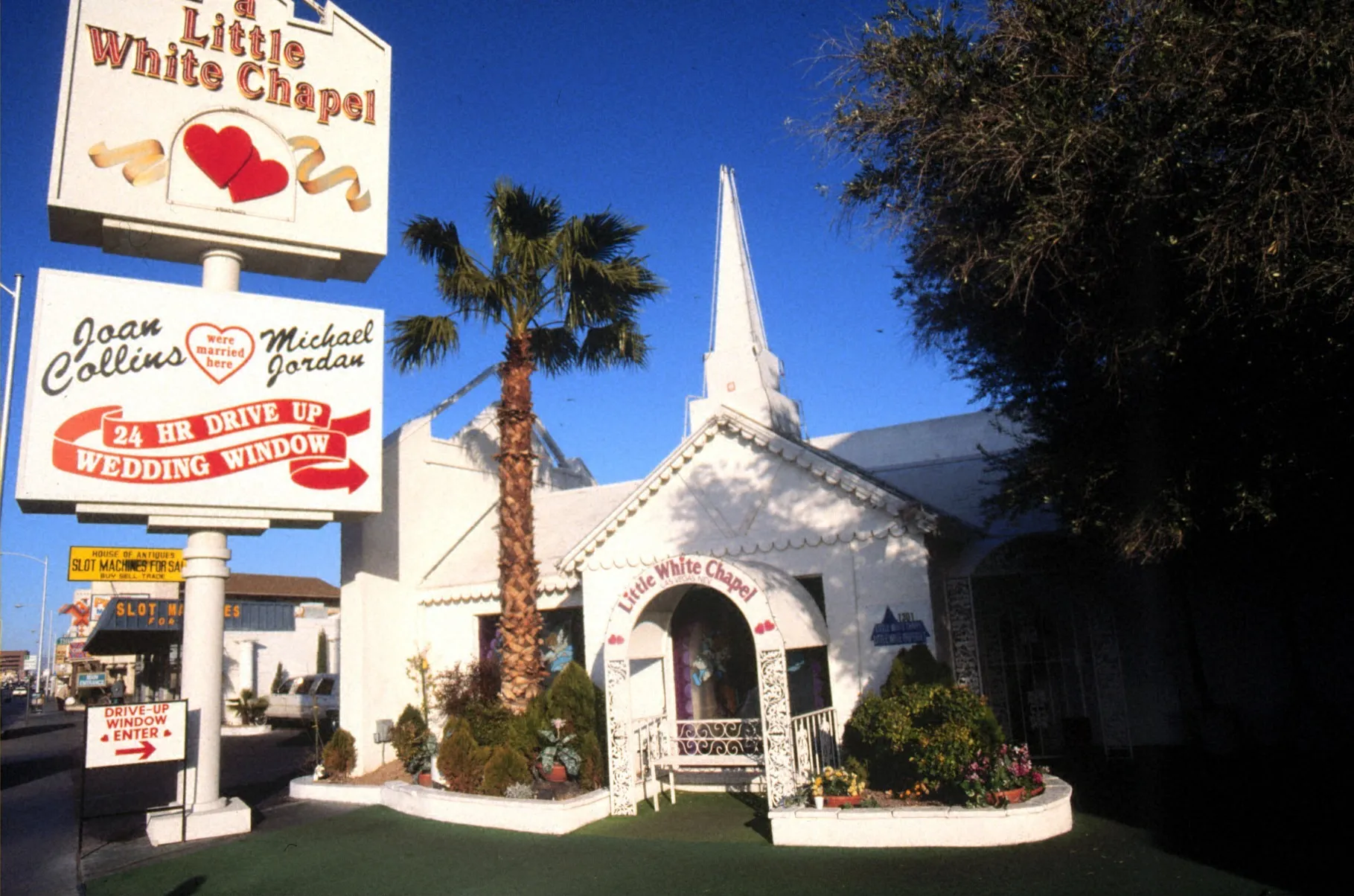 The White Wedding Chapel where Britney Spears got hitched