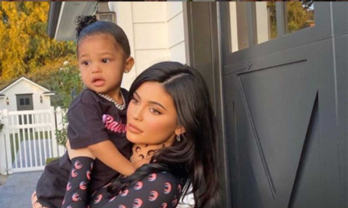 Kylie Jenner with Stormi