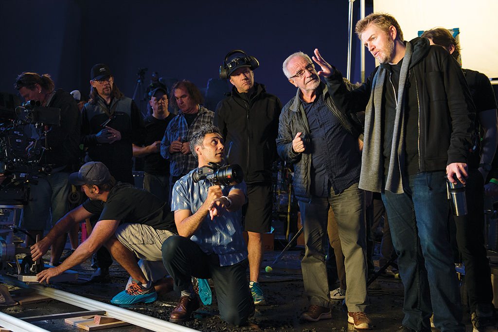 Marvel VFX Supervisor Jake Morrison on the set of Thor: Ragnarok