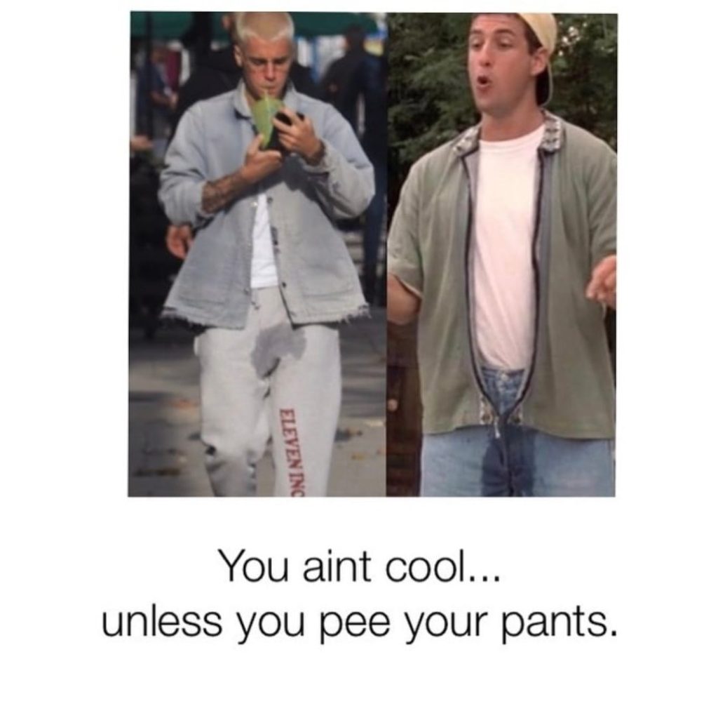 Justin Bieber shared his meme on Instagram