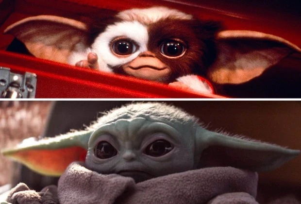 Character designs of and Gizmo Baby Yoda. 