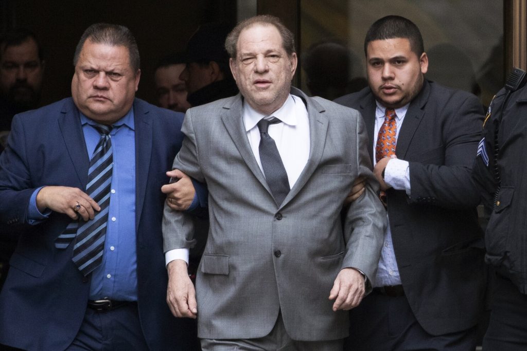 The scandelous producer, Harvey Weinstein.