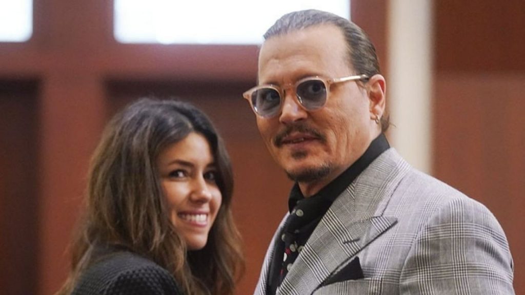 Johnny Depp and Camille Vasquez