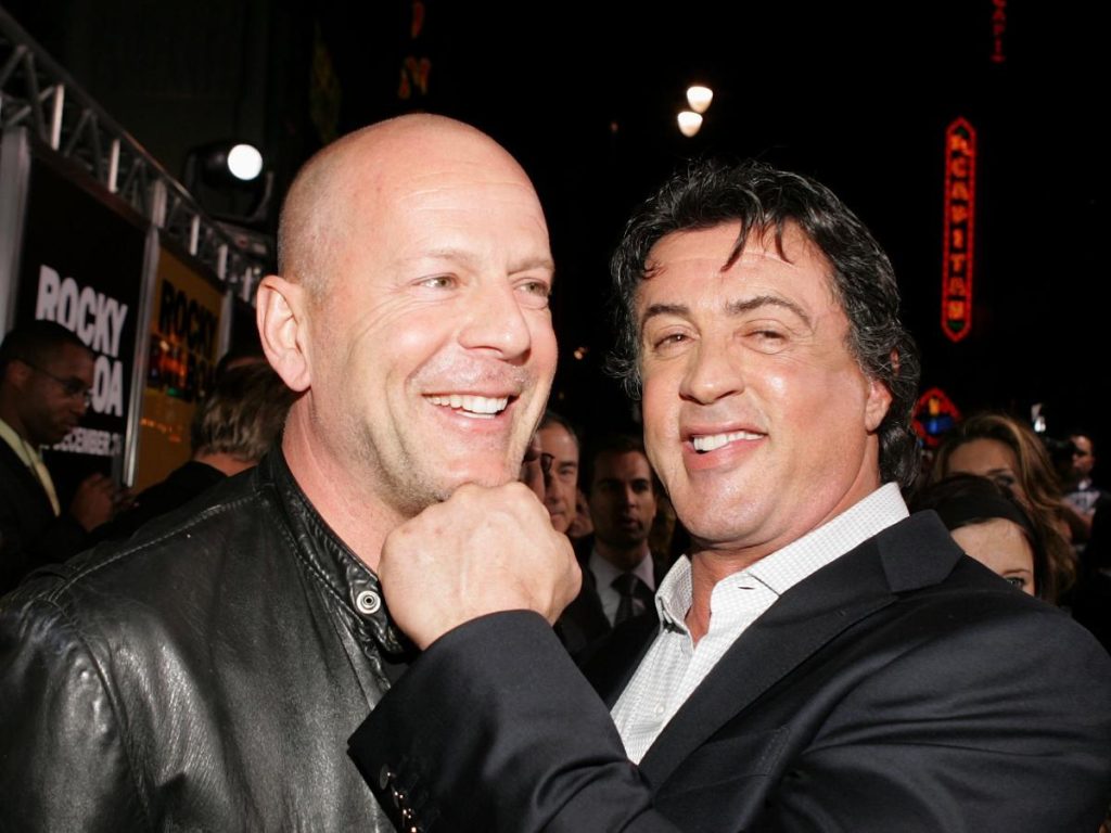 Sylvester Stallone and Bruce Willis