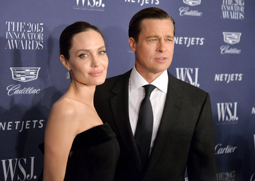 Angelina Jolie and Brad Pitt