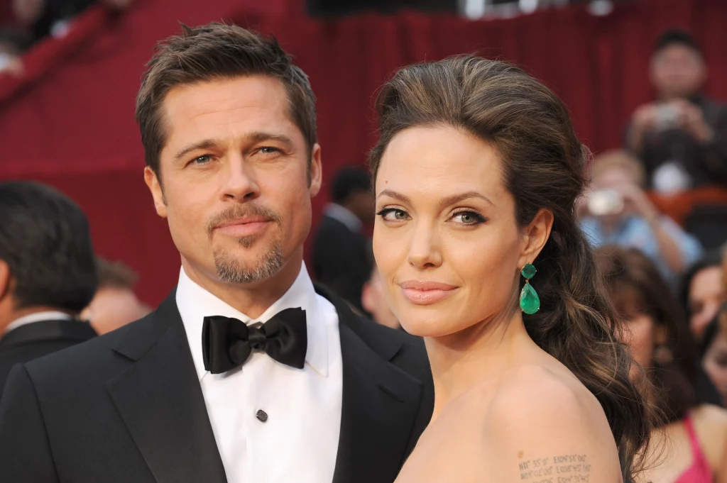 Angelina Jolie and Brad Pitt 