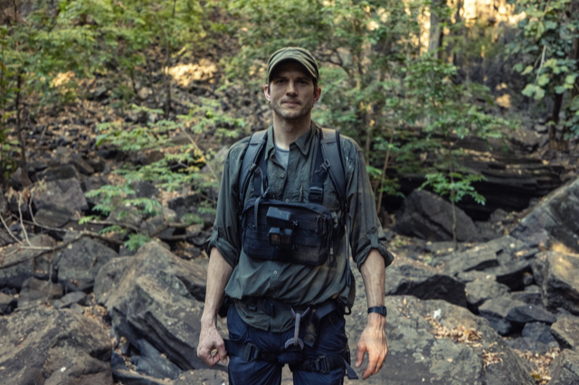 Ashton Kutcher on Running Wild with Bear Grylls: The Challenge