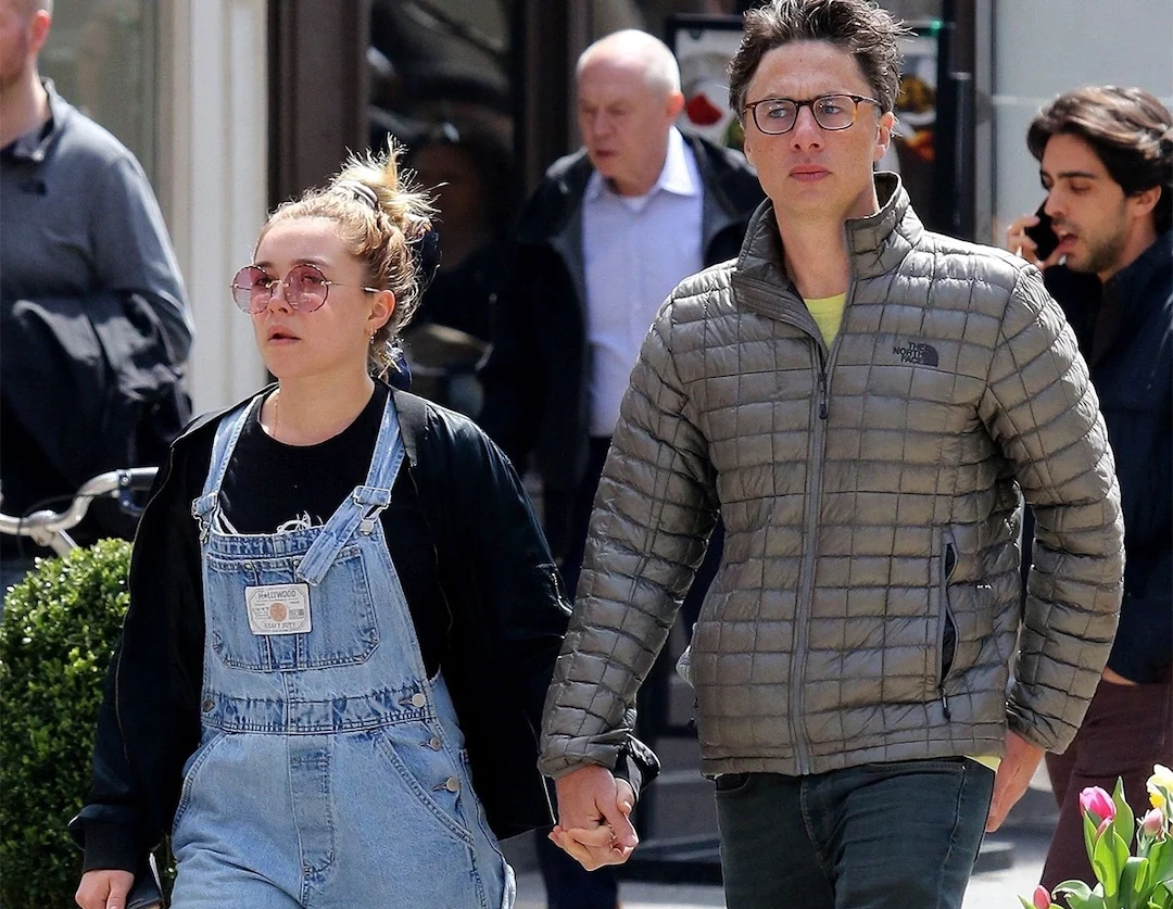 Florence Pugh and Zach Braff