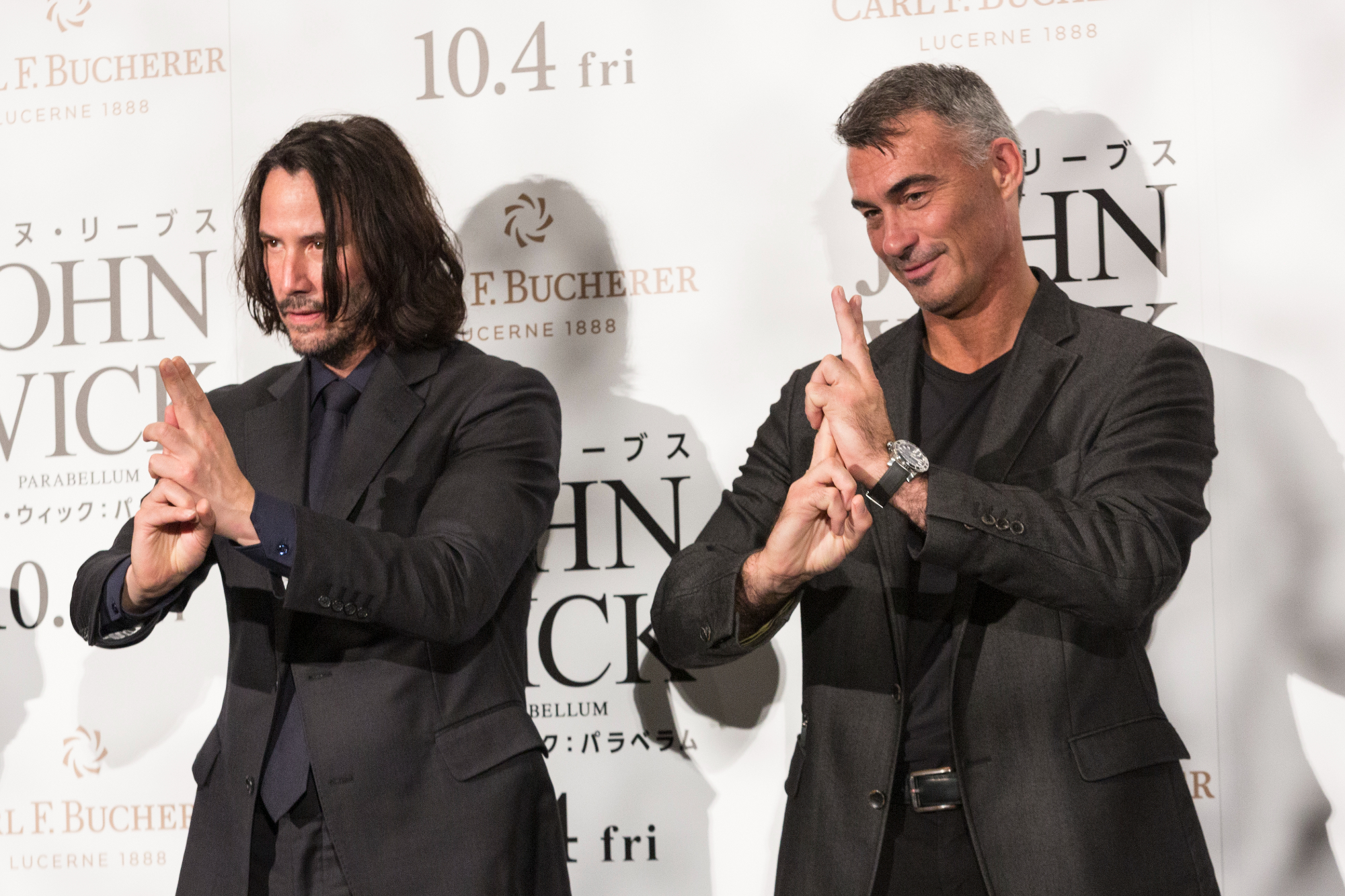 John Wick actor Keanu Reeves and Chad Stahelski