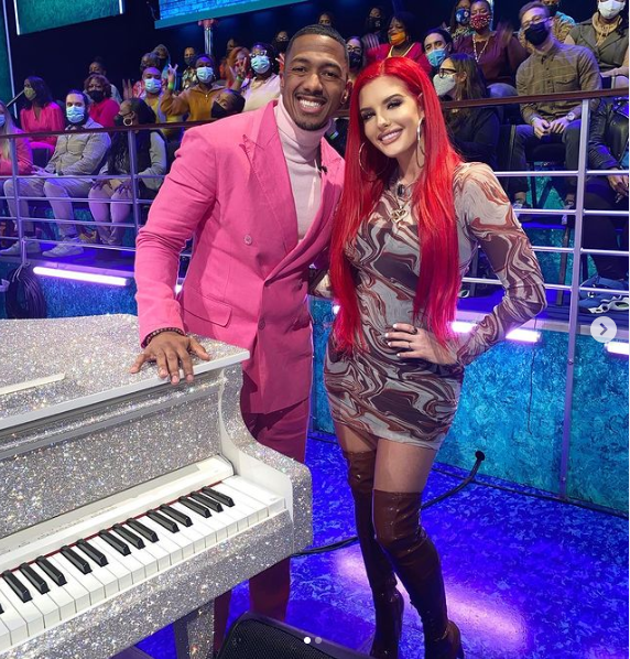 Nick Cannon and Justine Valentine