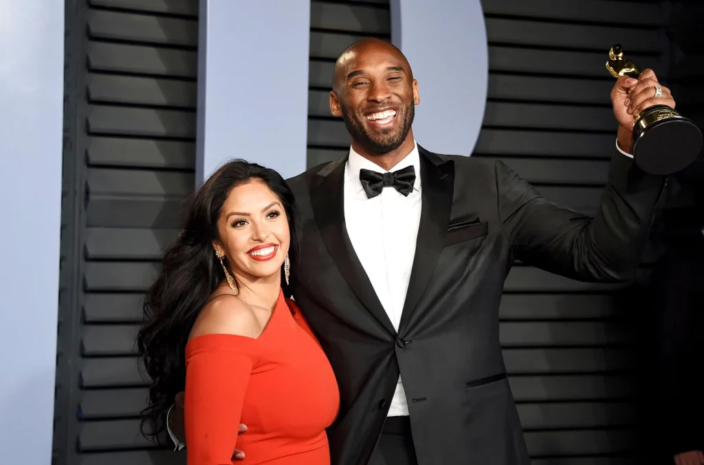 Vanessa Bryant with her late husband Kobe Bryant 