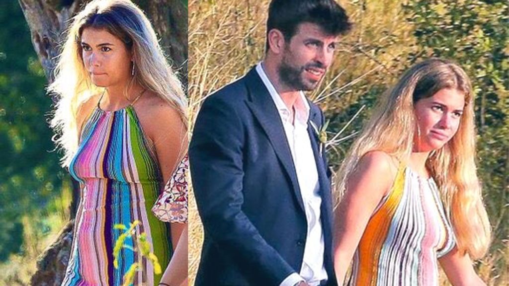 Shakira ex Gerard Pique and Pique and Clara Chia Marti