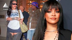 Rihanna Steps Out With A$AP Rocky Wearing Ridiculous Thigh High Boots on Date Night, Fans Ask if She’s Trying to Revolutionize Pants