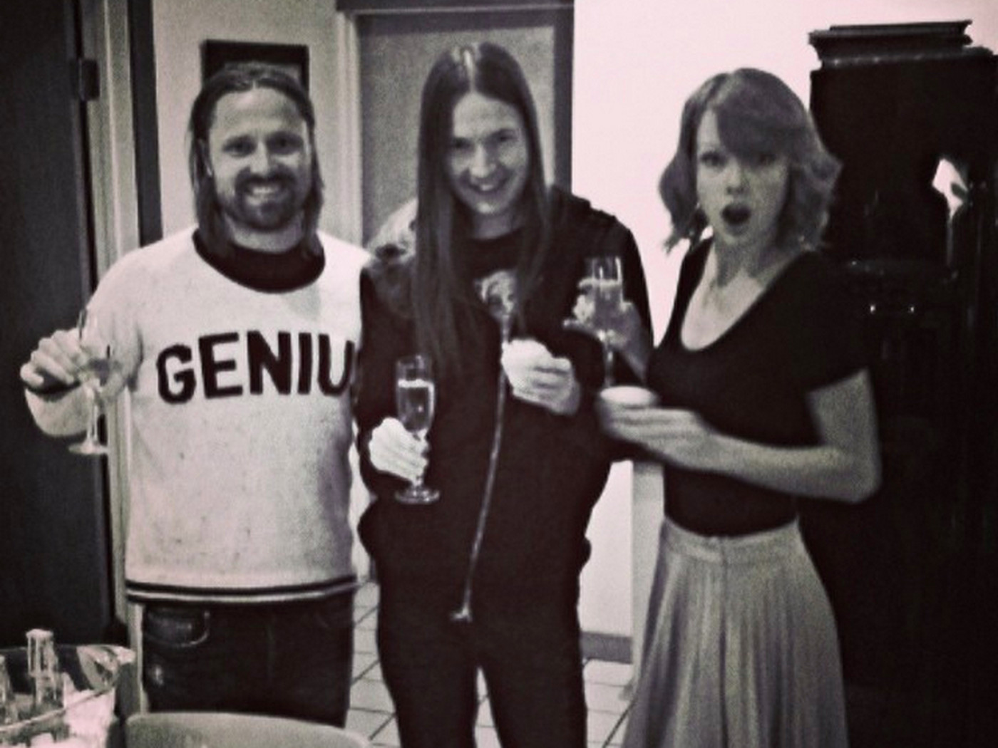 Taylor Swift with Max Martin