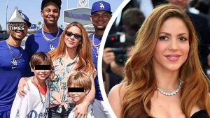 Shakira Spends Quality Time With Her Sons at a Baseball Game