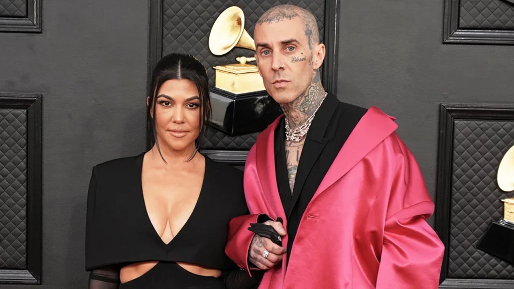 Travis Barker and Kourtney Kardashian Animated Times