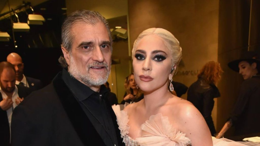 Lady Gaga with her father Joe Germanotta