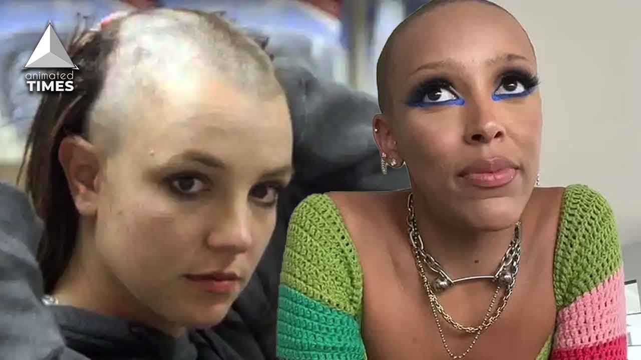 “When Britney Spears Shaved Her Head the World Wouldn’t Stop Calling her Crazy”- Fans Are Tired of Hypocrisy After Doja Cat gets Praised For Shaving her Head and Eyebrows