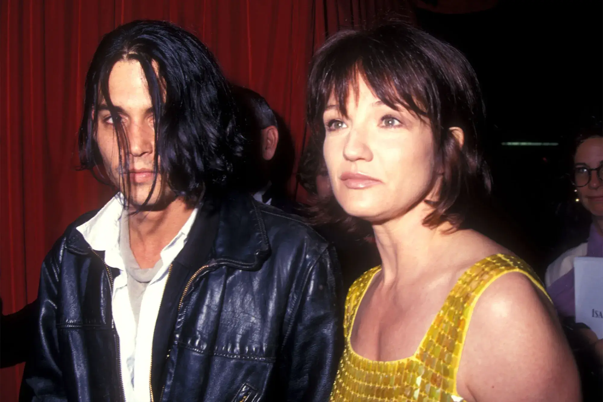 Johnny Depp and Ellen Barkin